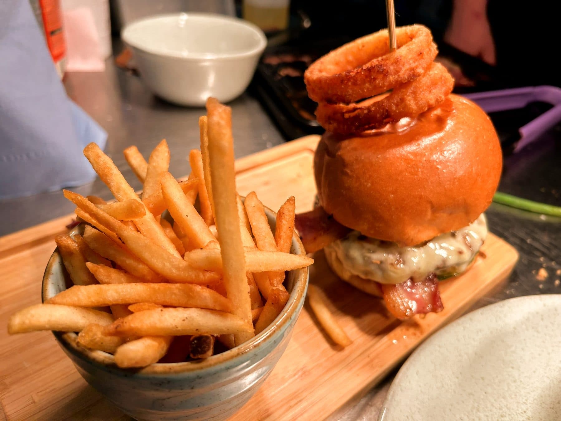 A plate ready to share at The Eight Bells