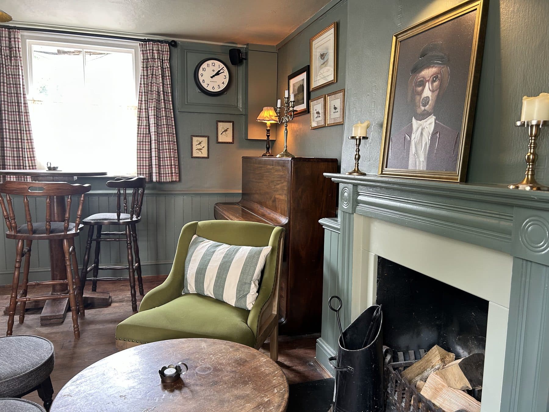 Bar and dining ready for a party at The Eight Bells